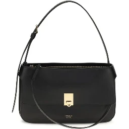 Black Calf Leather Bos Taurus Shoulder Bag