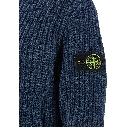 Blue Cotton Cardigan