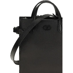 Black Calf Leather Bos Taurus Shoulder Bag