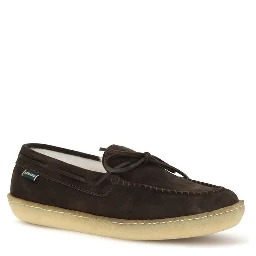 Brown Calf Leather Bos Taurus Slip-On Loafers