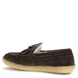 Brown Calf Leather Bos Taurus Slip-On Loafers