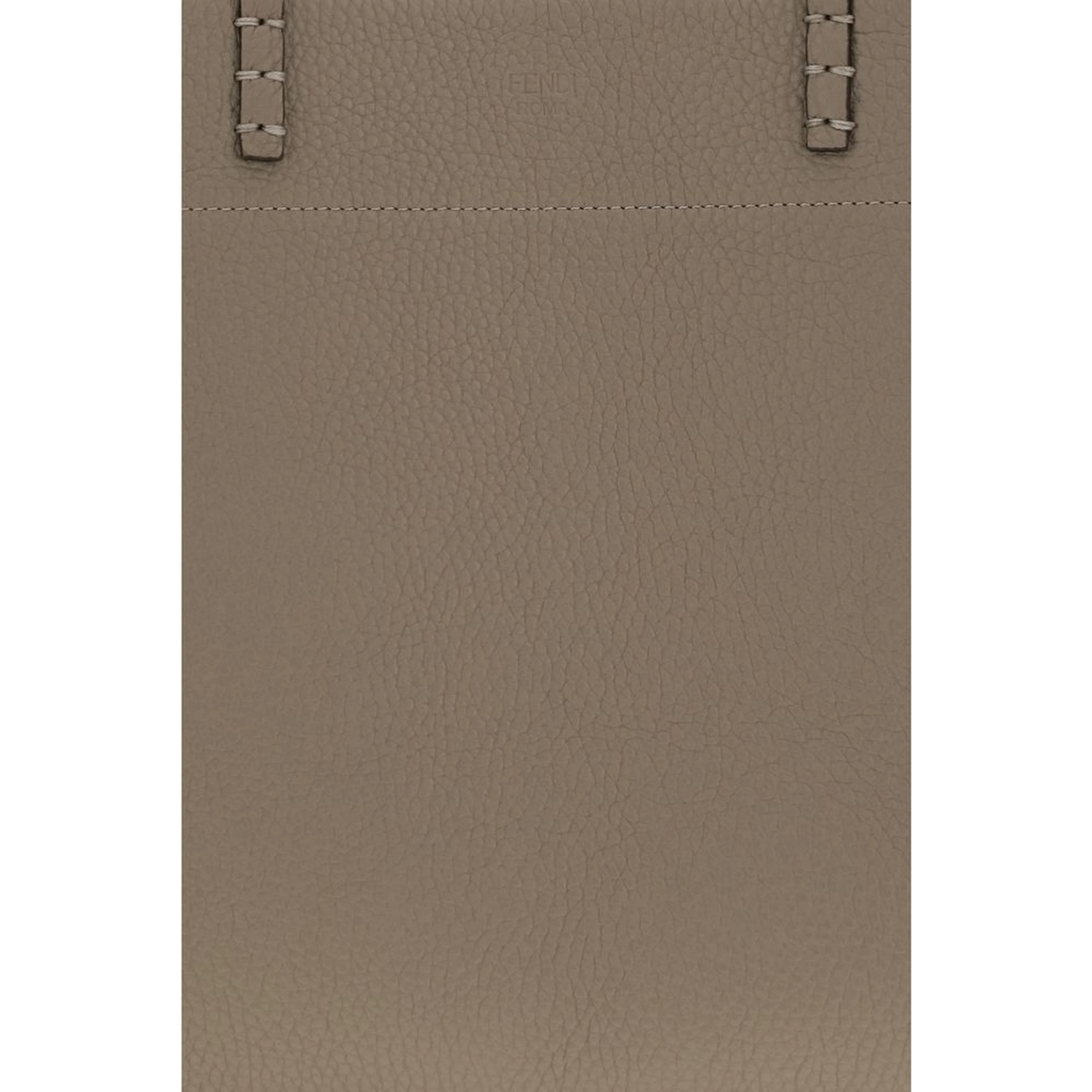 Beige Calf Leather Bos Taurus Shoulder Bag