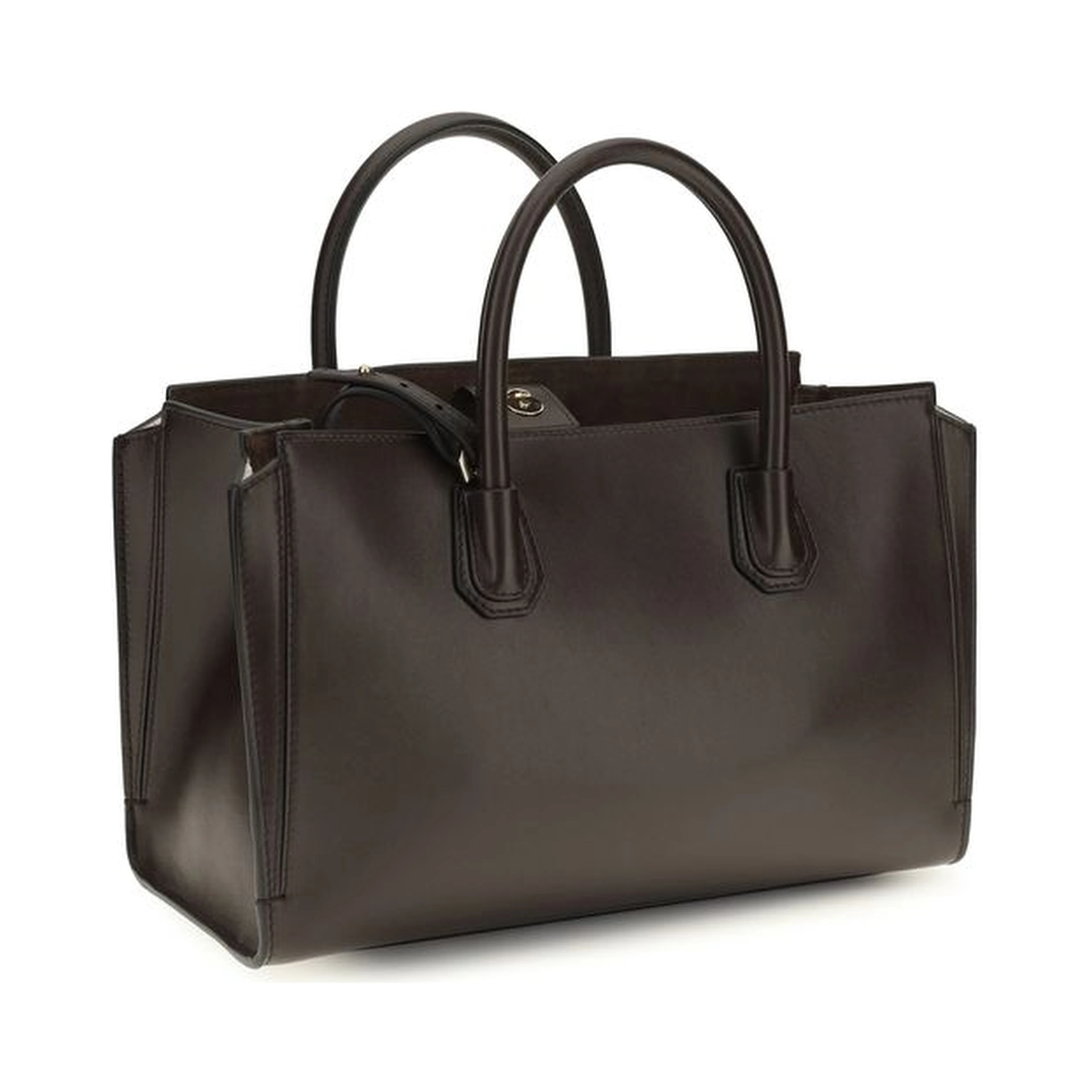 Brown Calf Leather Bos Taurus Shoulder Bag