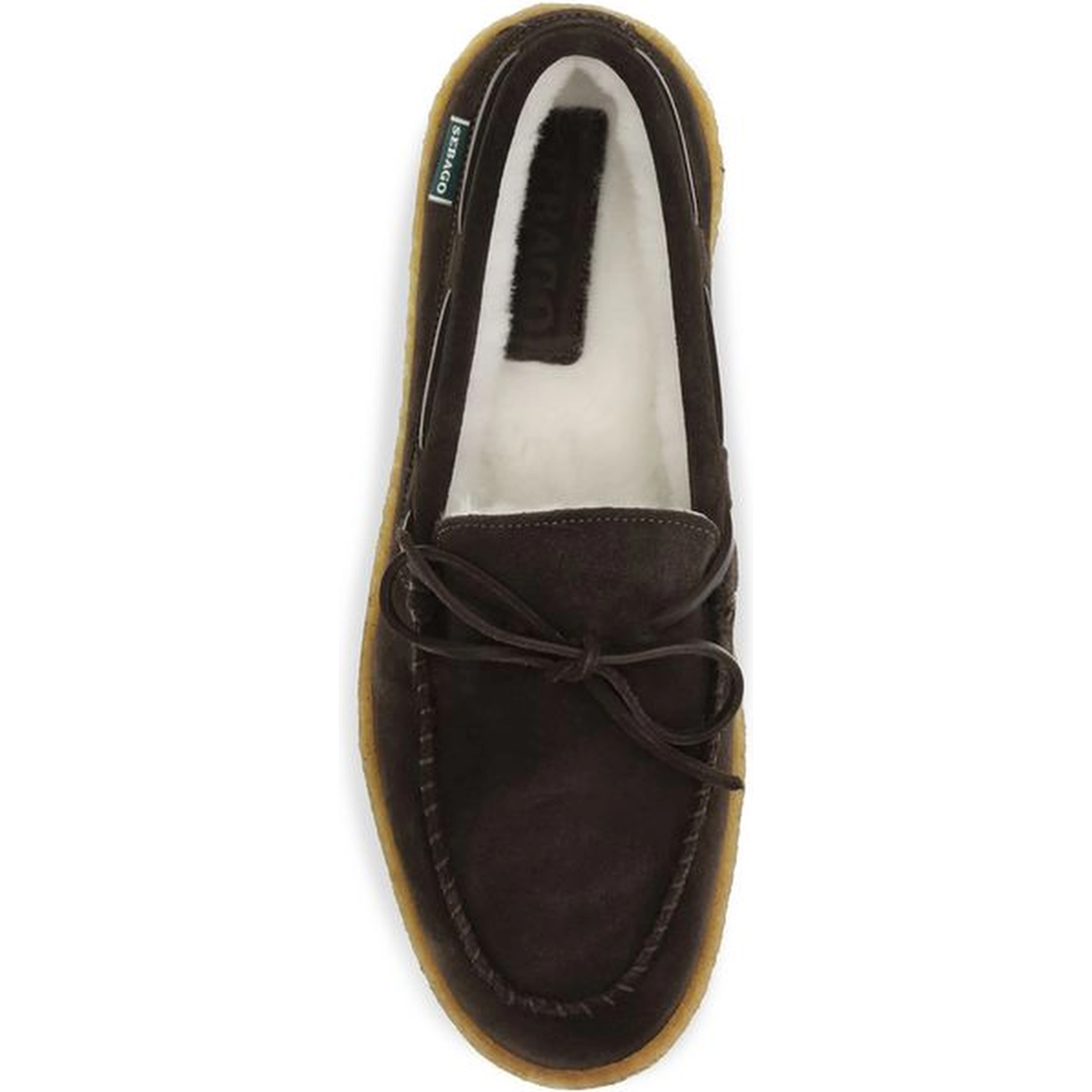 Brown Calf Leather Bos Taurus Slip-On Loafers