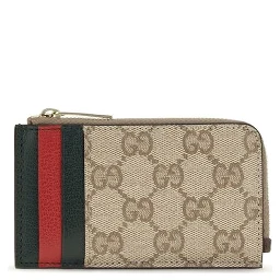 Beige Cotton Wallet