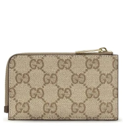 Beige Cotton Wallet