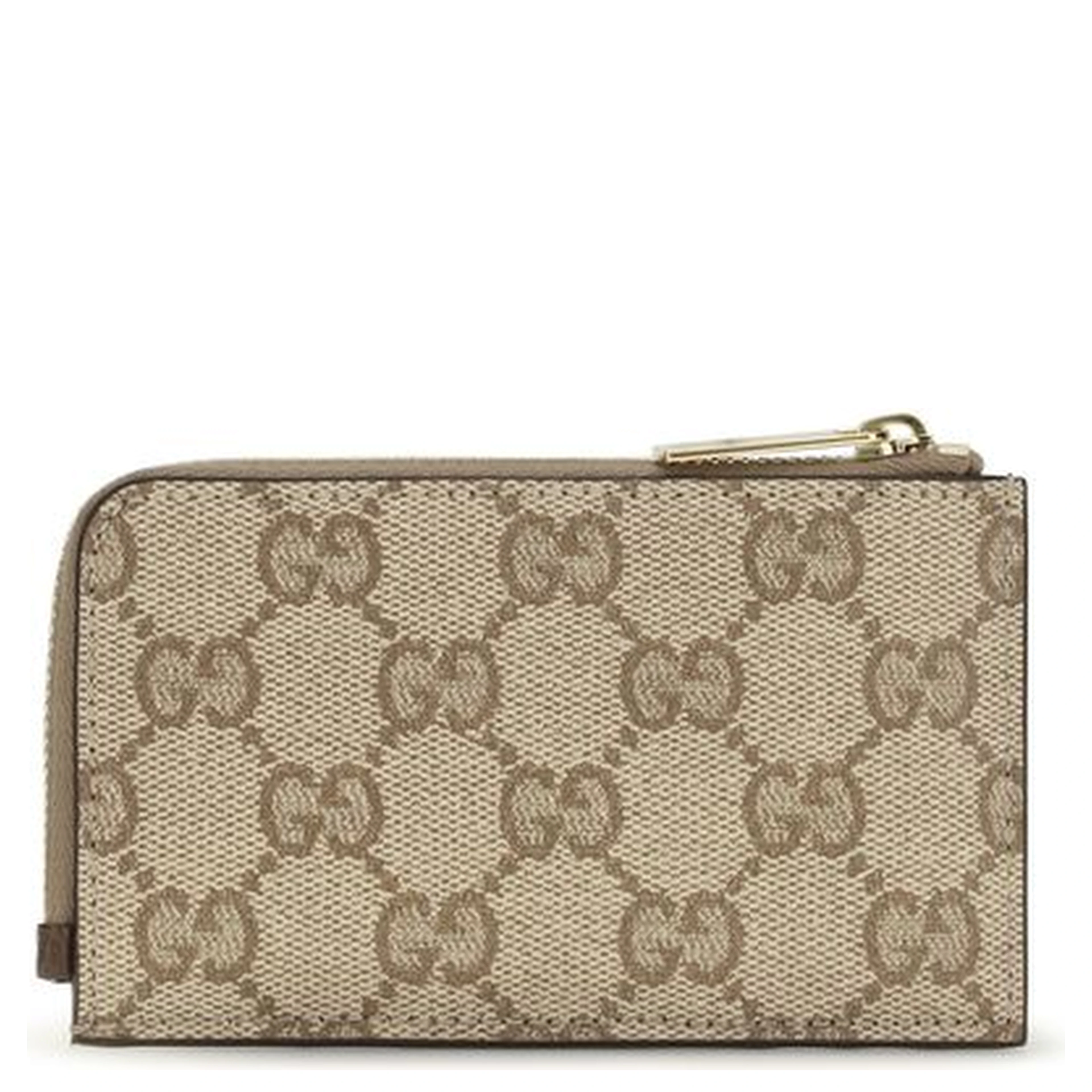 Beige Cotton Wallet