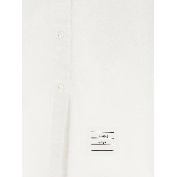 White Cotton Midi Skirt
