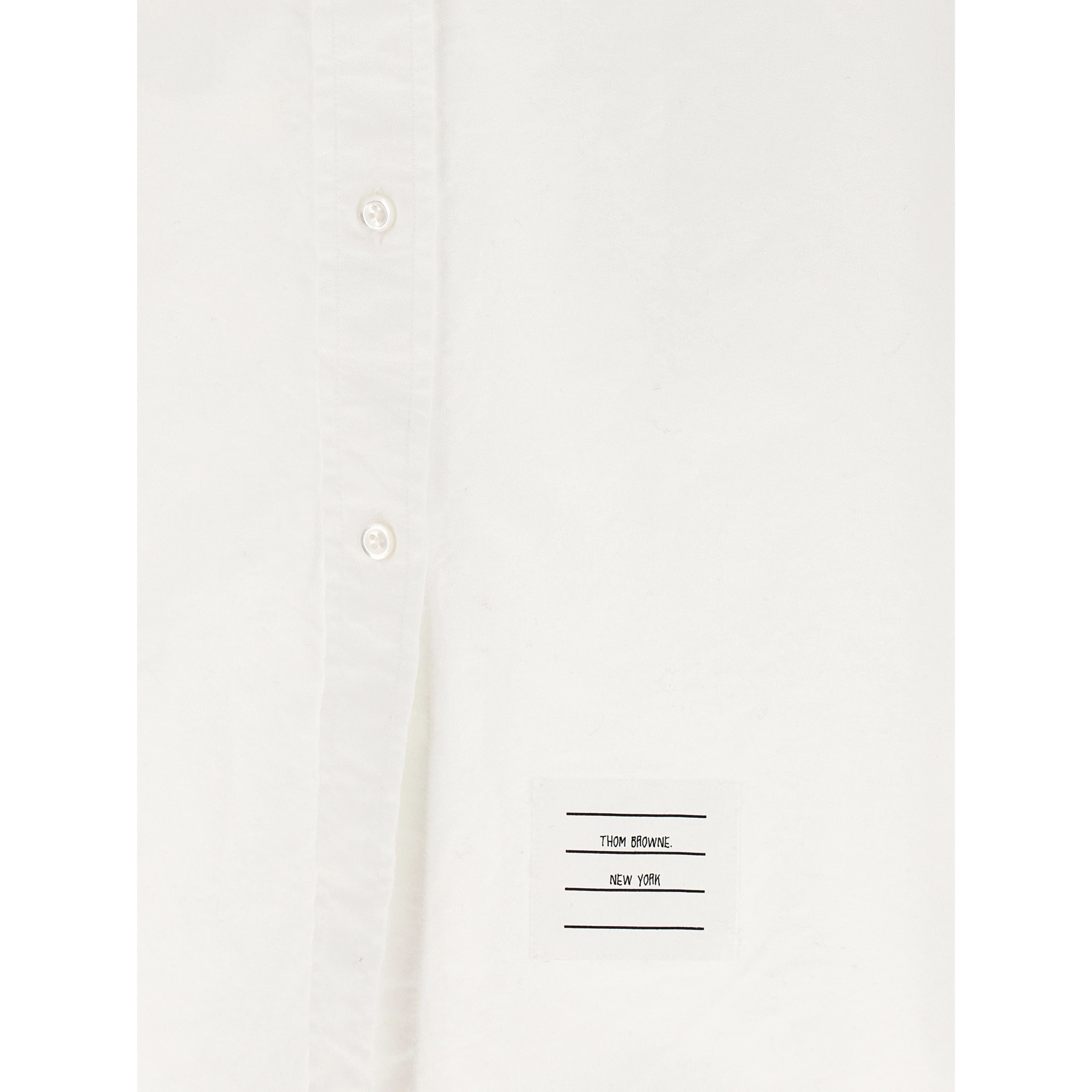 White Cotton Midi Skirt