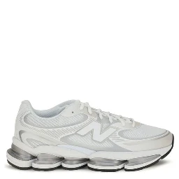 White Polyamide Athletic Sneakers