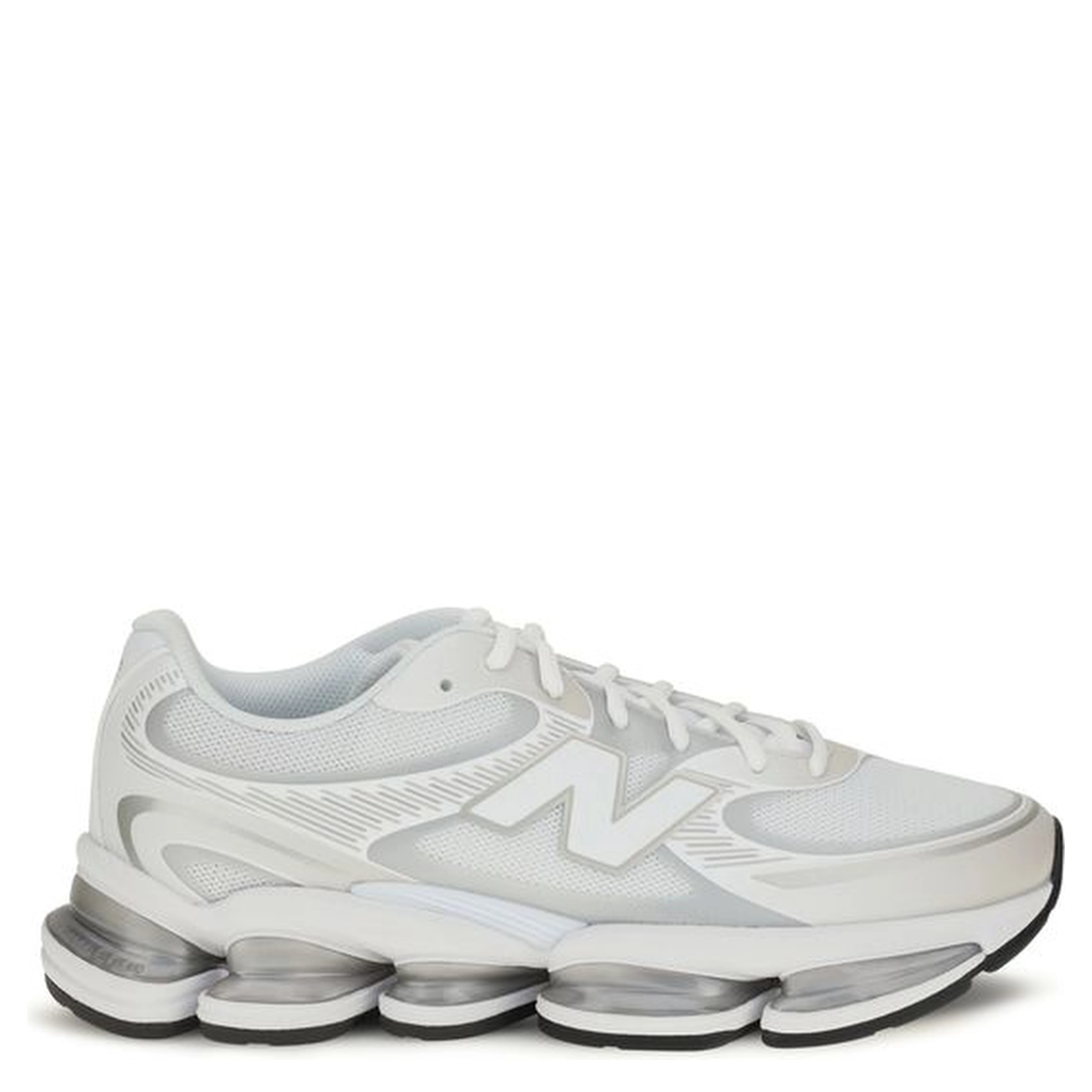 White Polyamide Athletic Sneakers