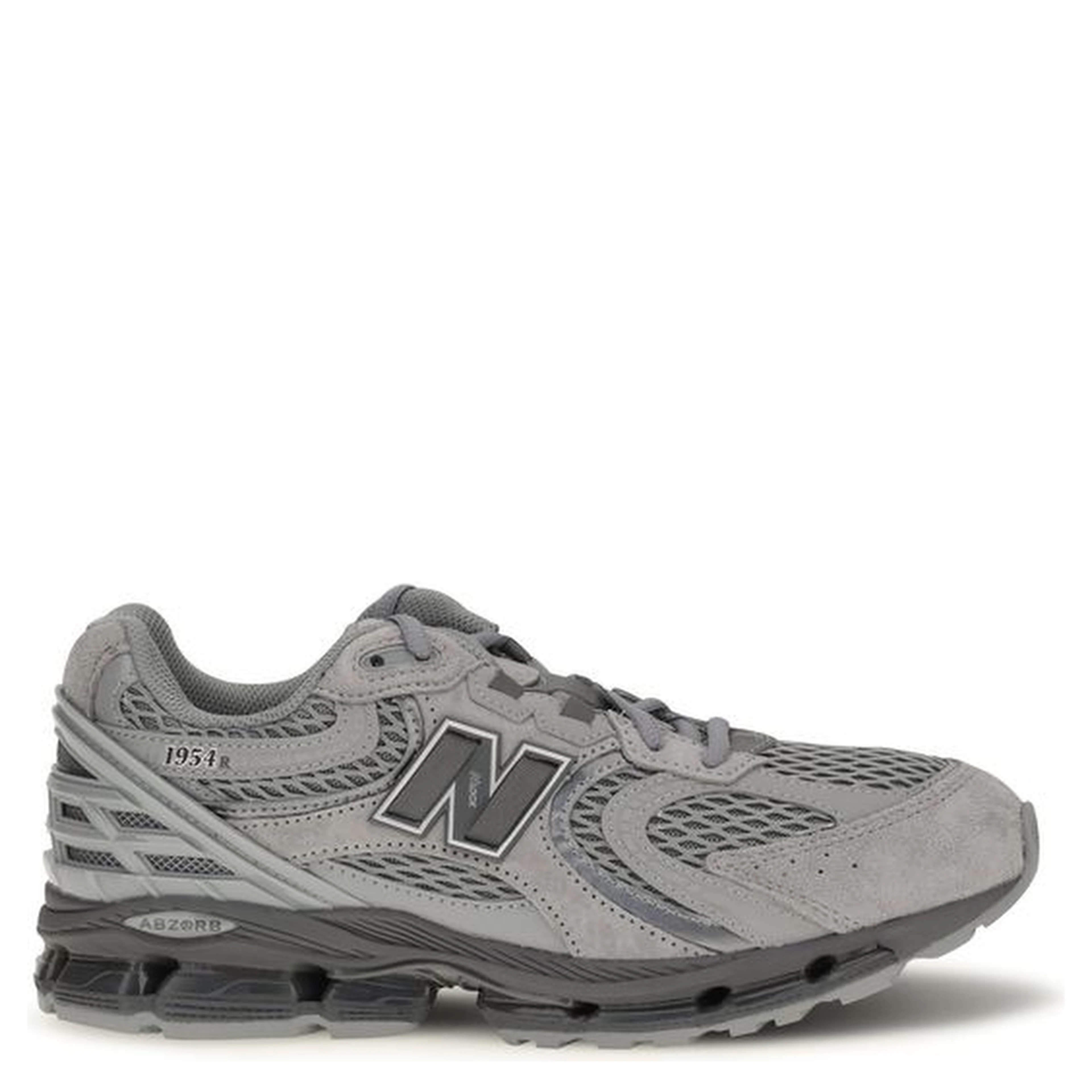 Gray Fabric Athletic Sneakers