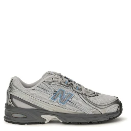 Gray Fabric Athletic Sneakers