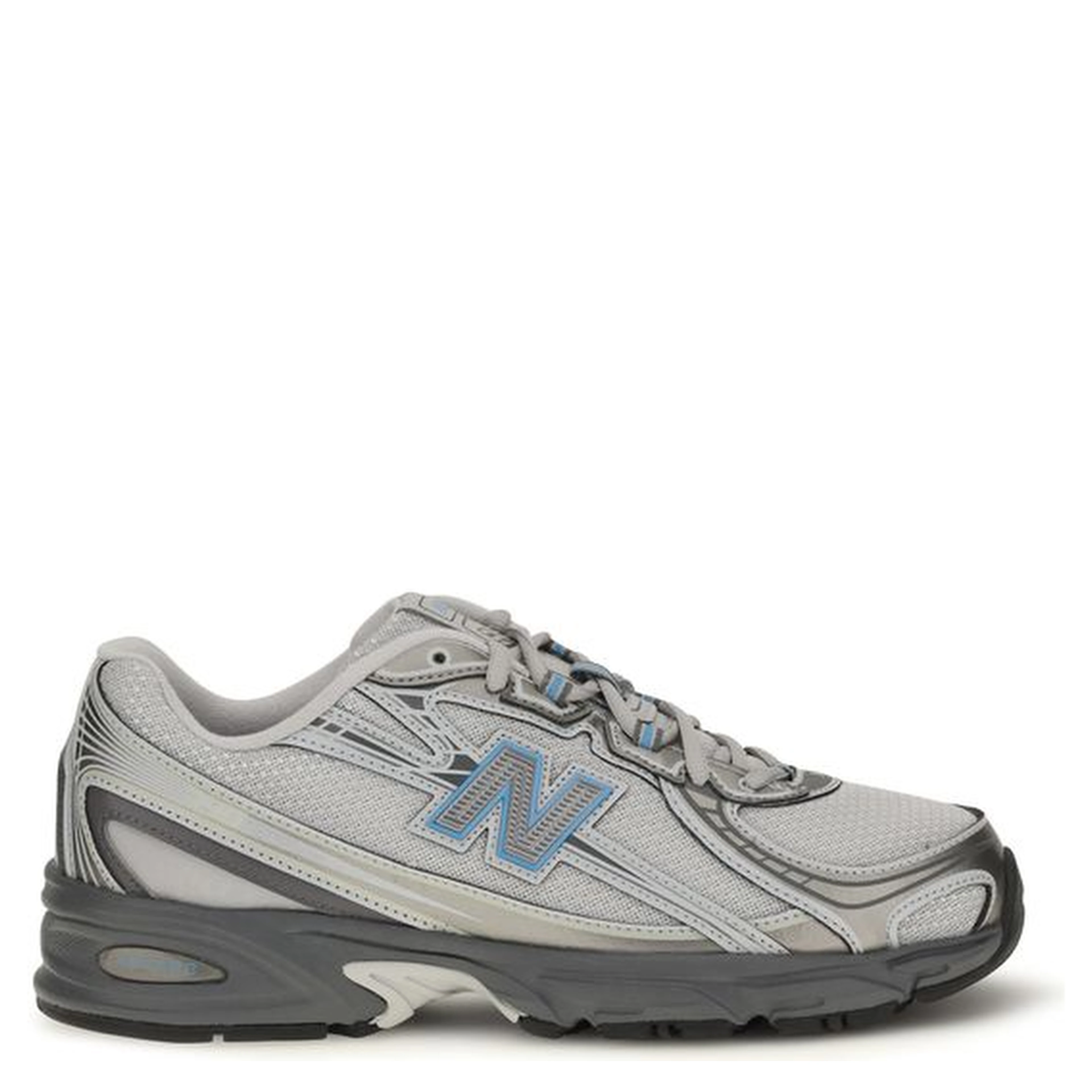 Gray Fabric Athletic Sneakers