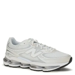 White Polyamide Athletic Sneakers