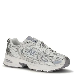 White Polyamide Athletic Sneakers