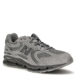 Gray Fabric Athletic Sneakers