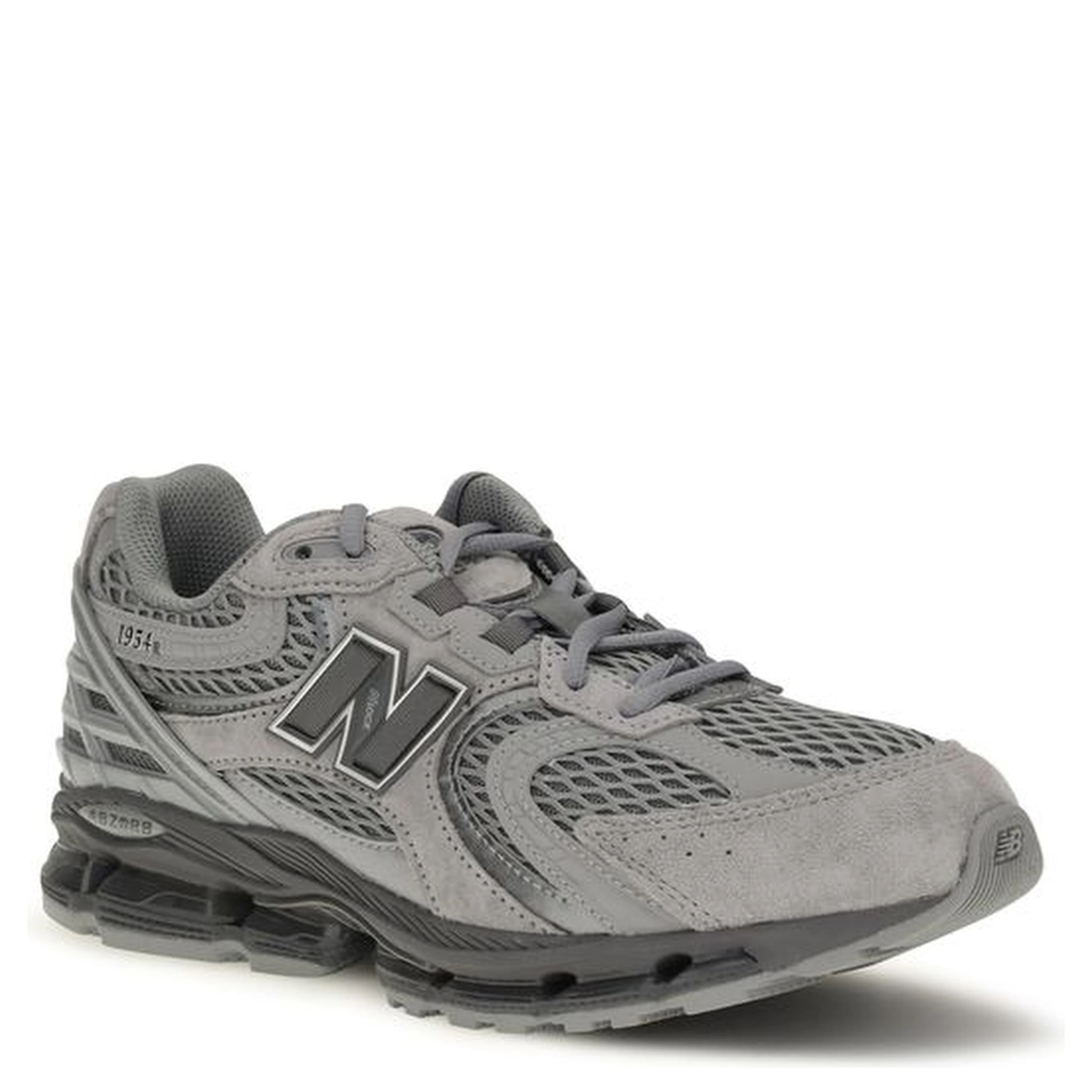 Gray Fabric Athletic Sneakers