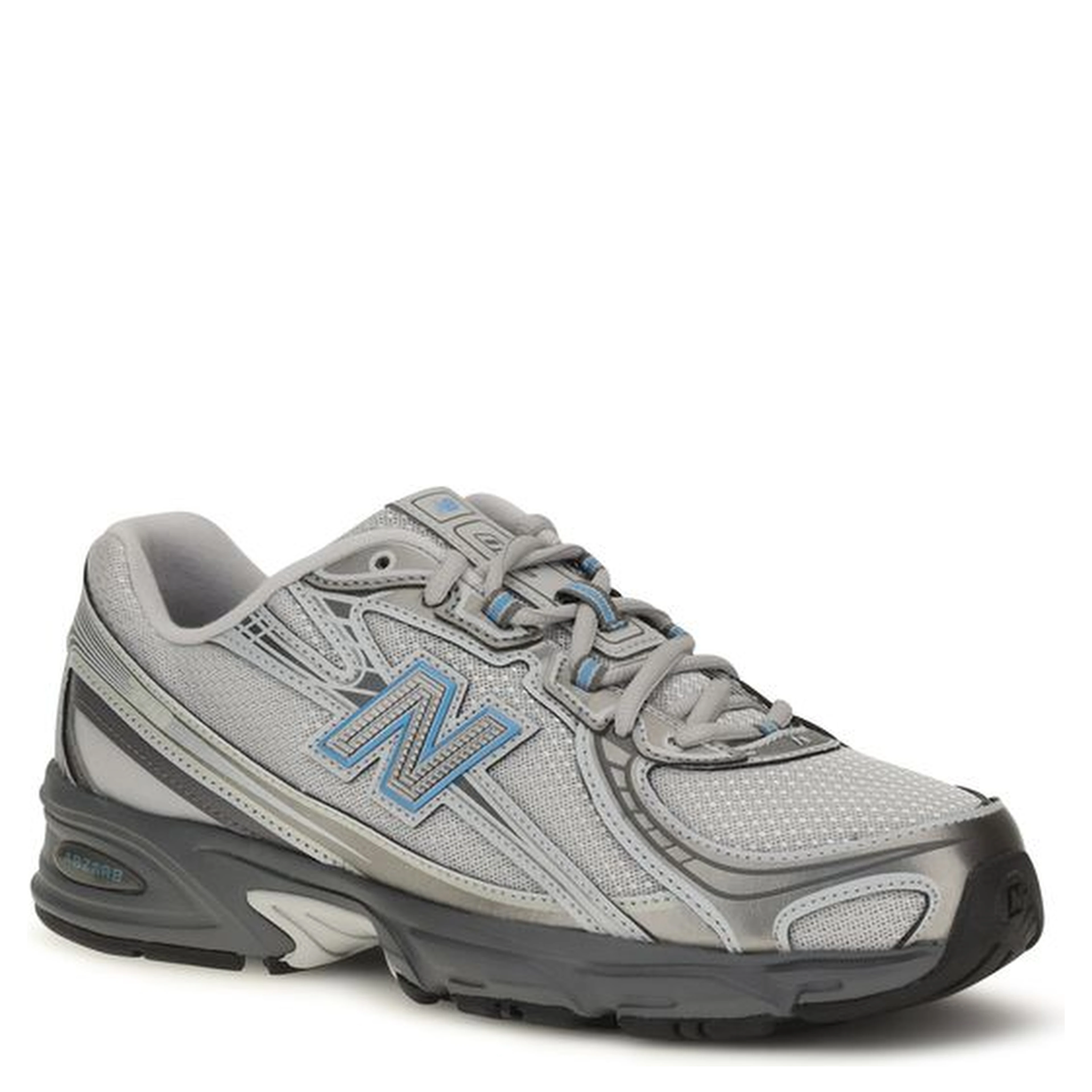 Gray Fabric Athletic Sneakers