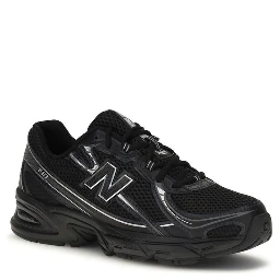 Black Polyamide Athletic Sneakers