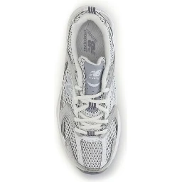 White Polyamide Athletic Sneakers