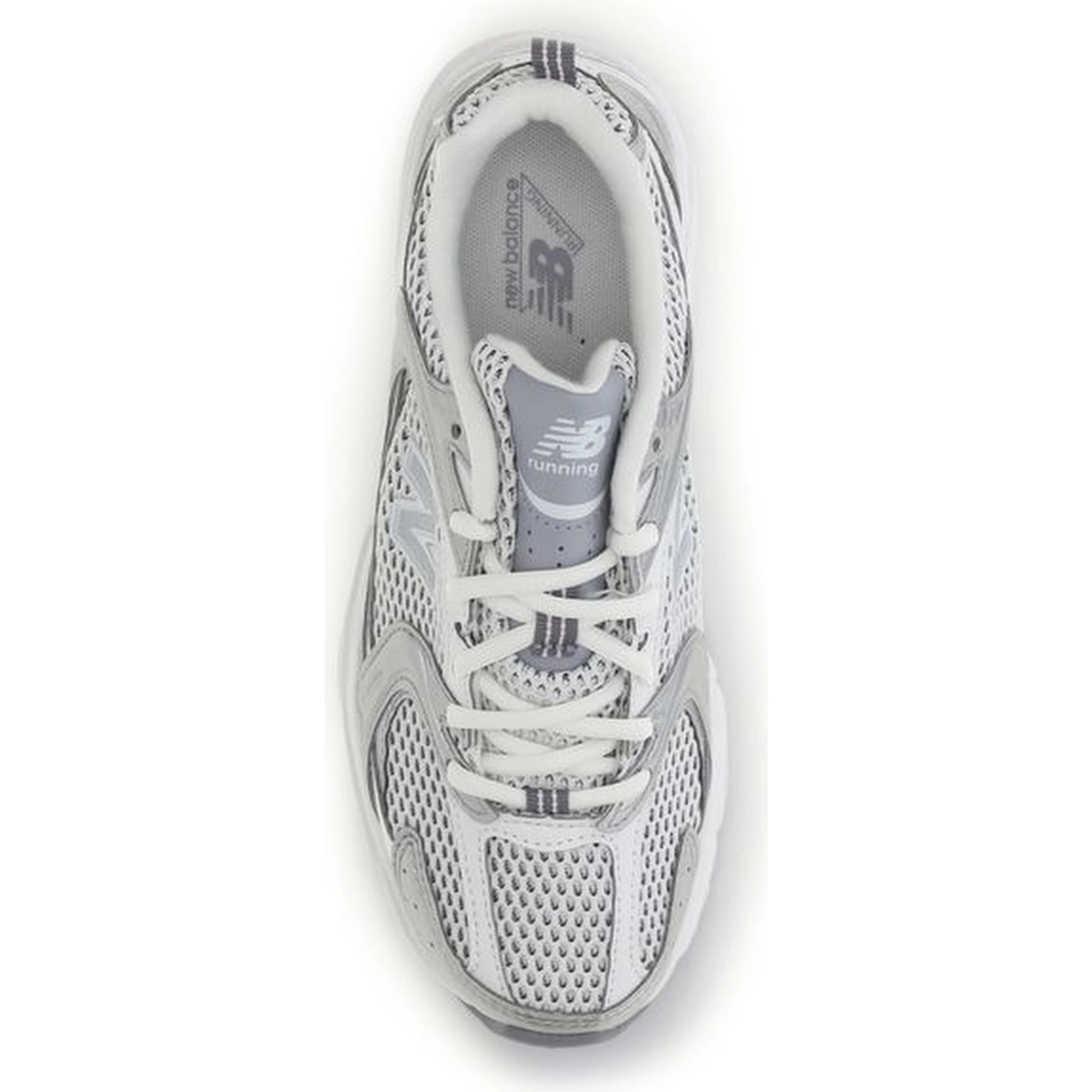 White Polyamide Athletic Sneakers
