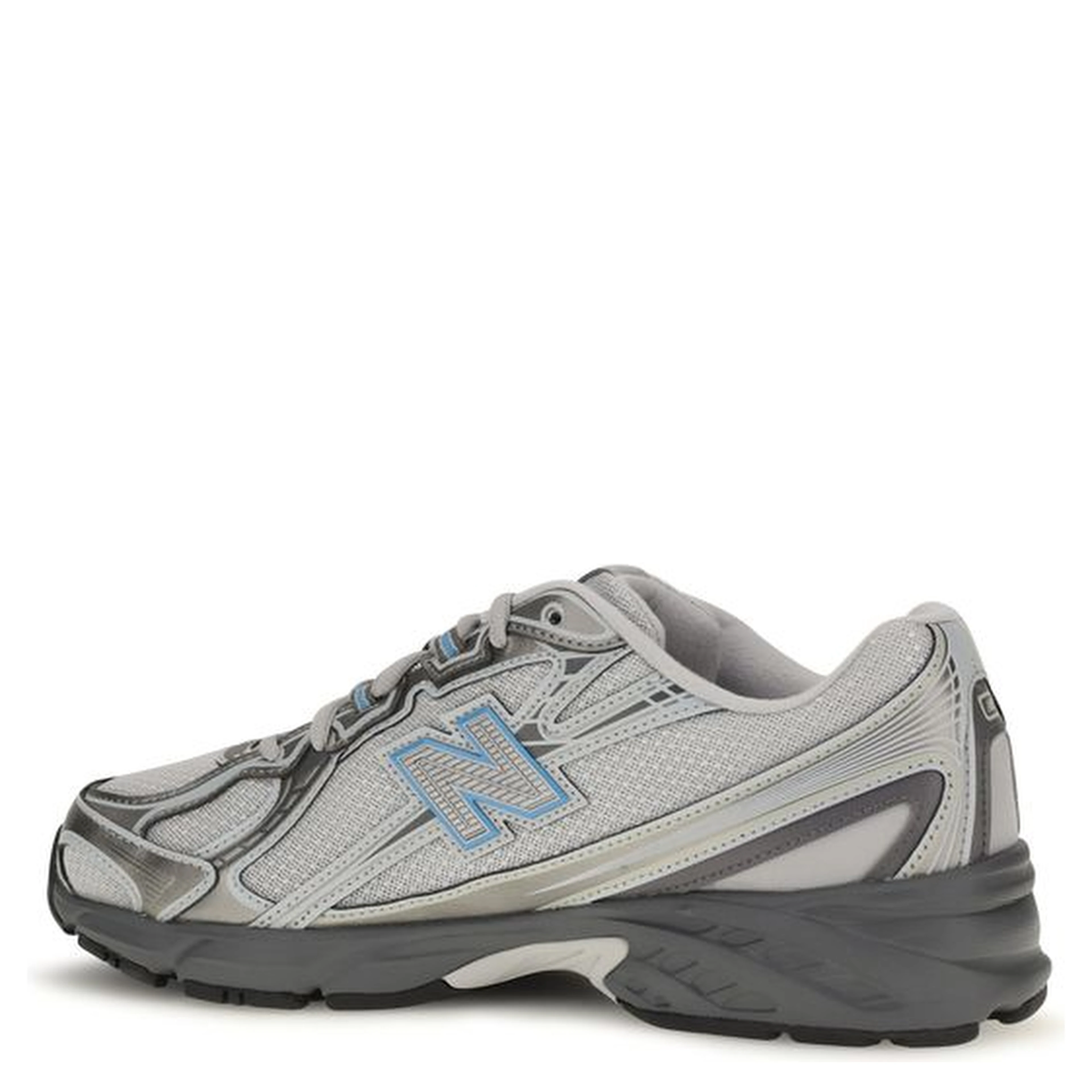 Gray Fabric Athletic Sneakers