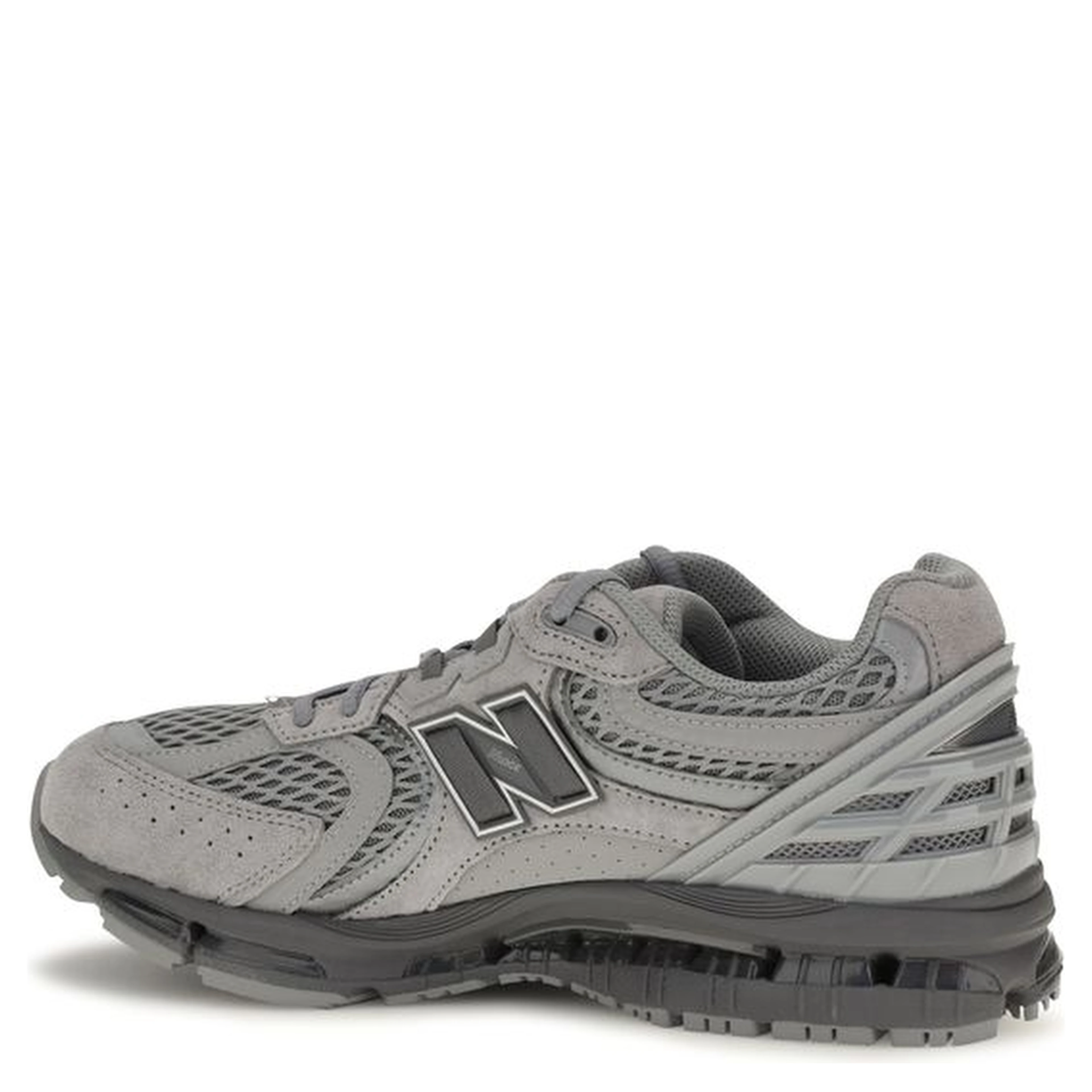 Gray Fabric Athletic Sneakers