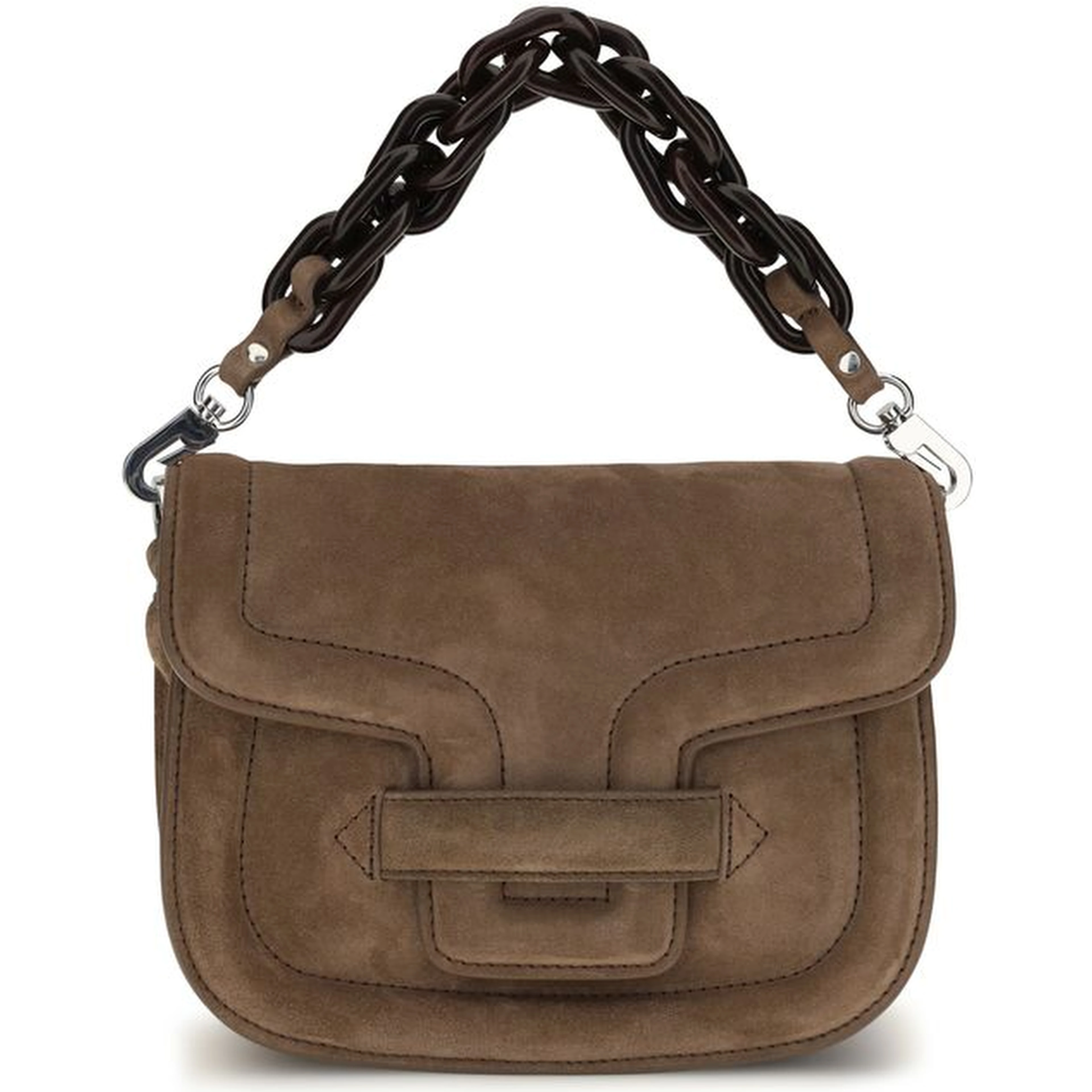 Brown Goatskin Shoulder Bag