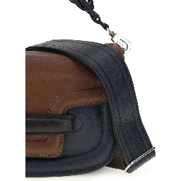 Multicolor Goatskin Shoulder Bag