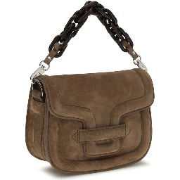 Brown Goatskin Shoulder Bag
