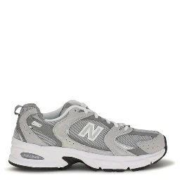Gray Polyamide Athletic Sneakers