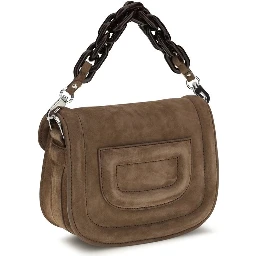 Brown Goatskin Shoulder Bag
