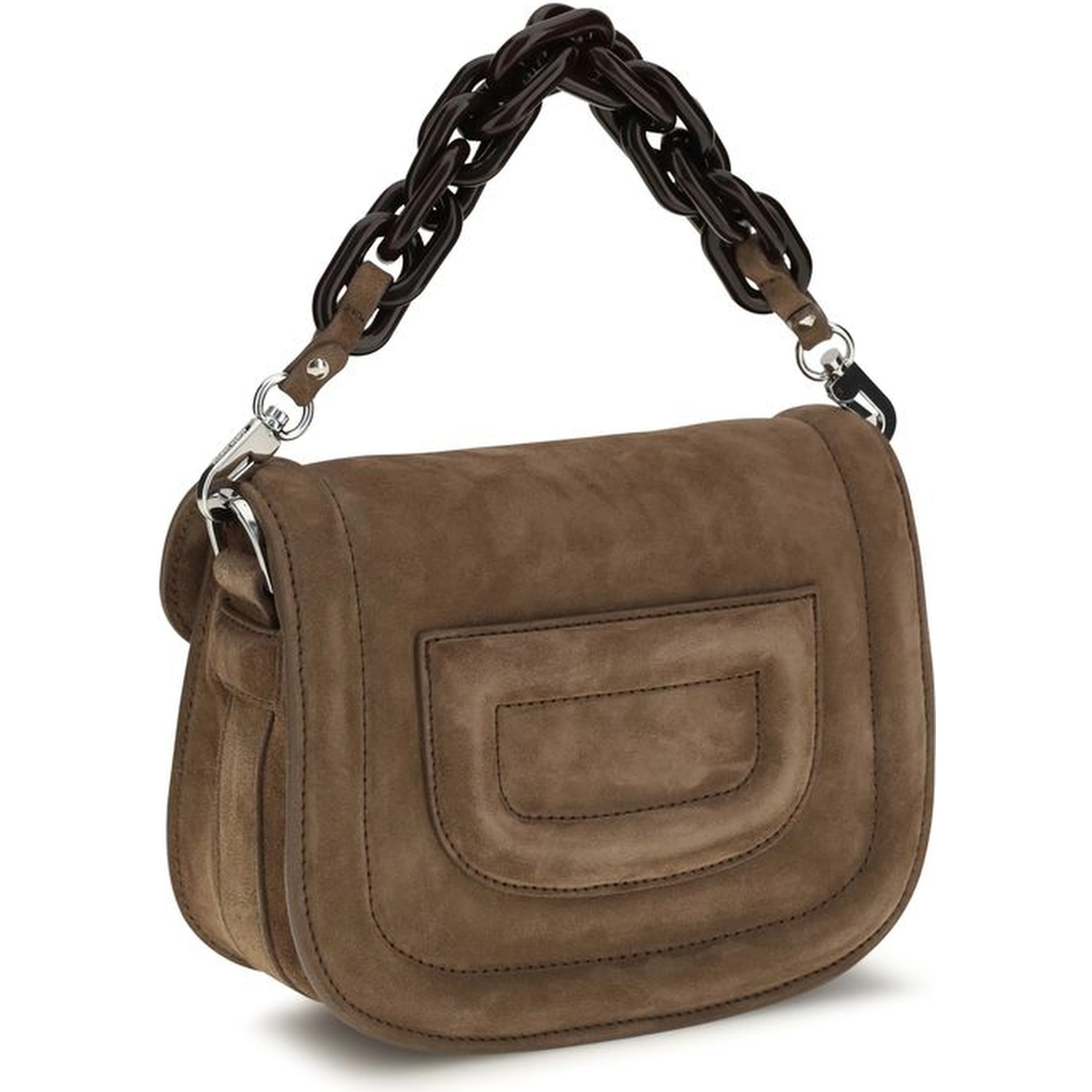 Brown Goatskin Shoulder Bag