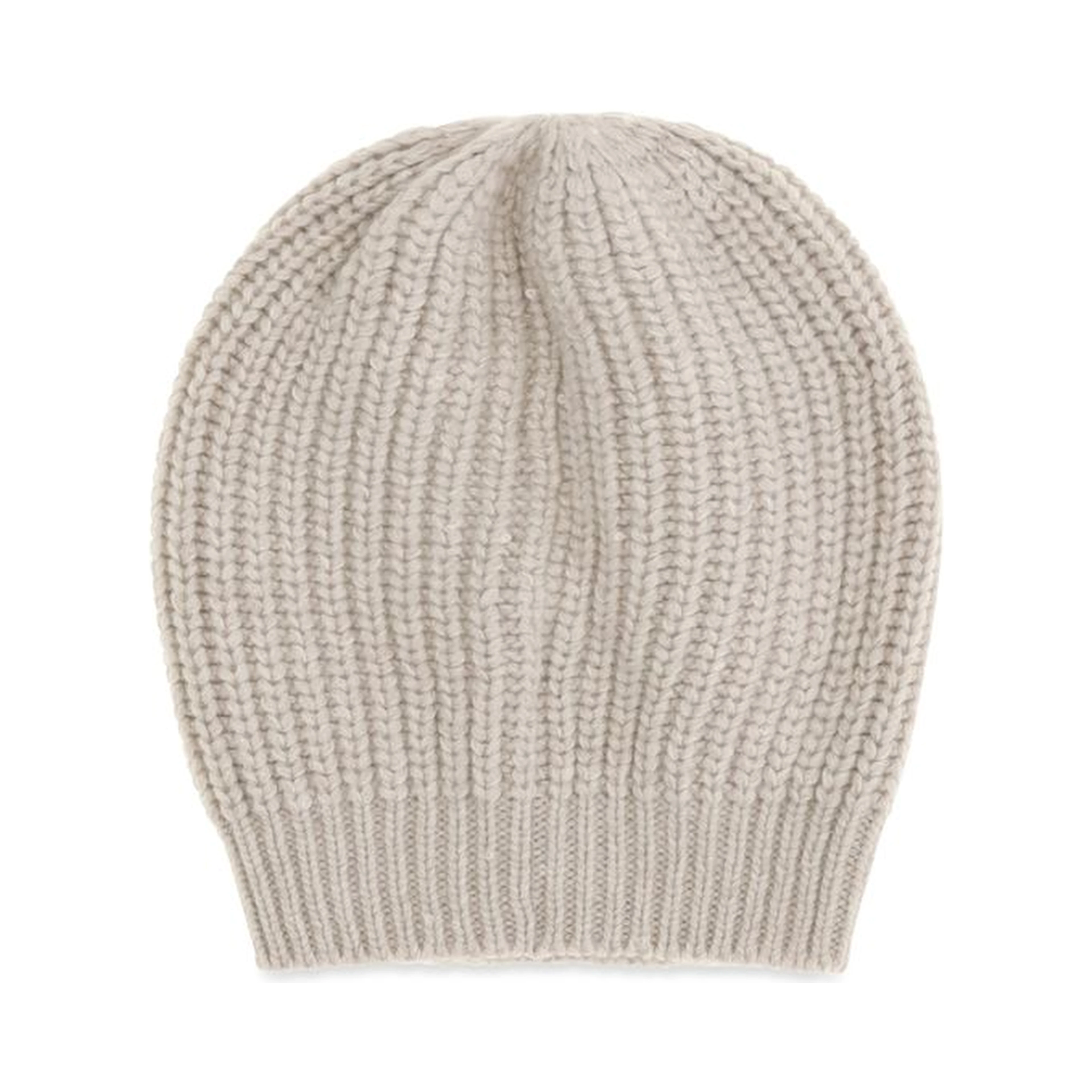 Beige Silk Beanie