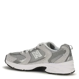 Gray Polyamide Athletic Sneakers