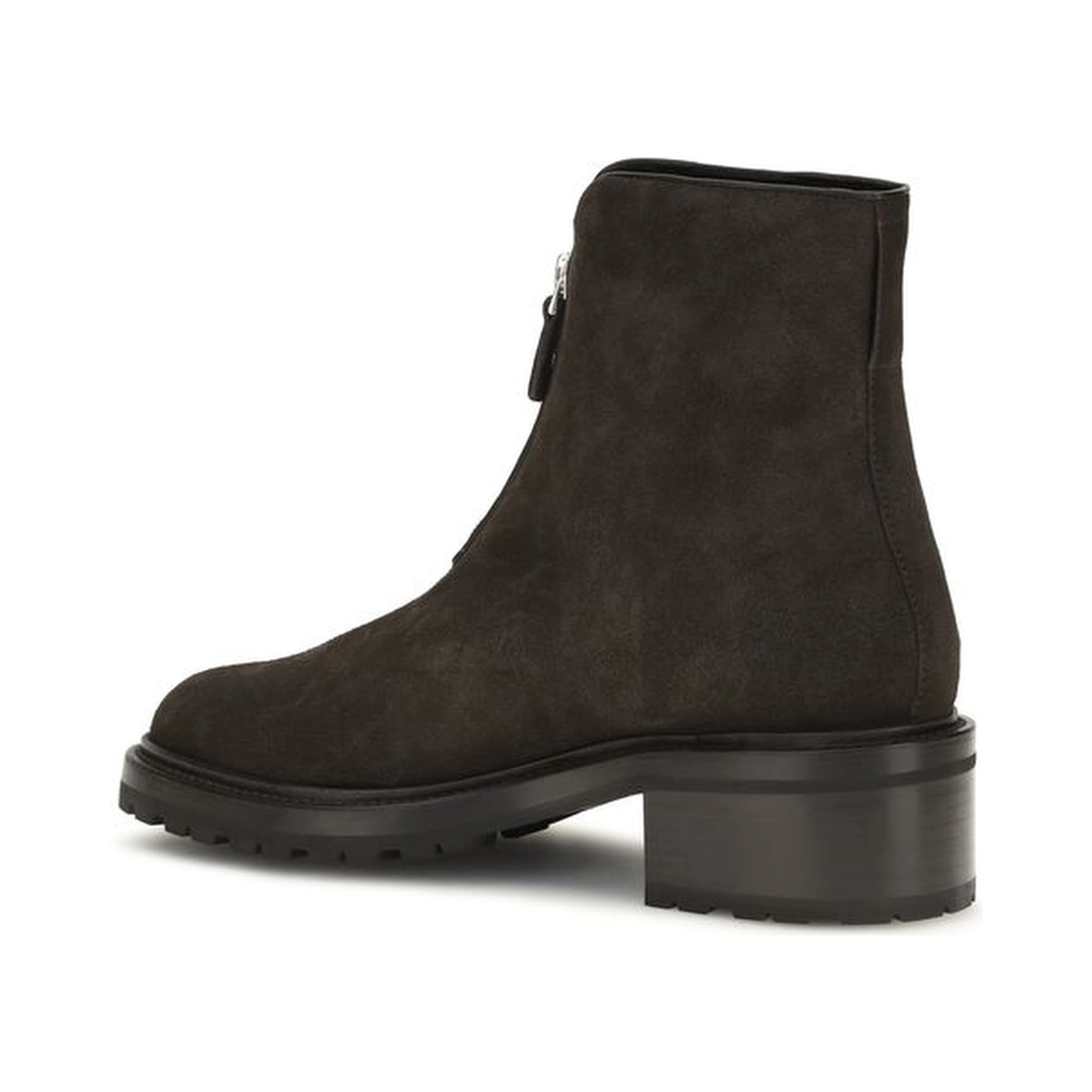 Brown Suede Leather Ankle Boots