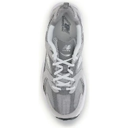 Gray Polyamide Athletic Sneakers