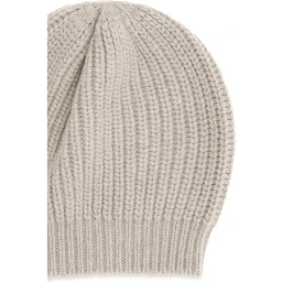 Beige Silk Beanie
