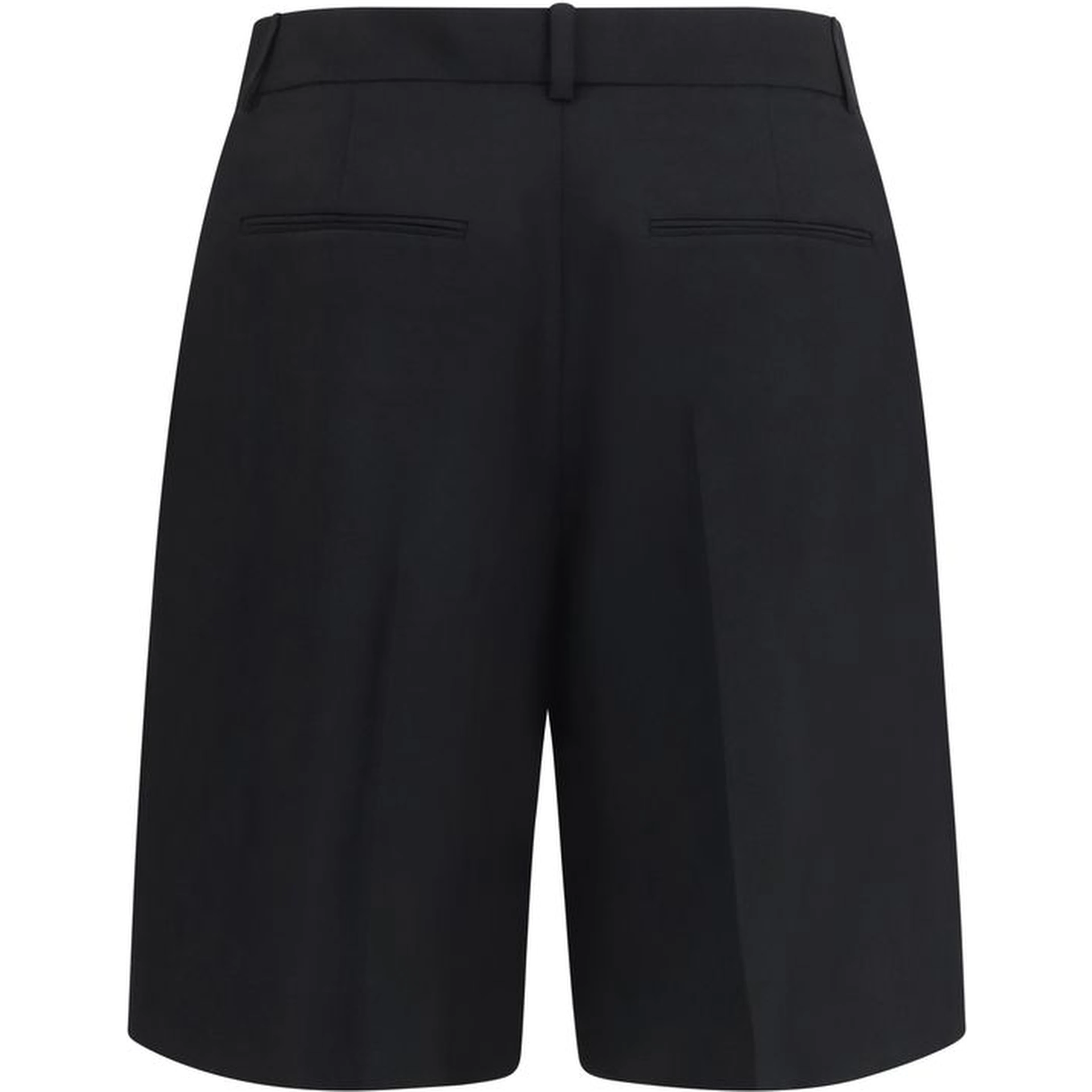 Black Wool Oves Aries Bermuda Shorts
