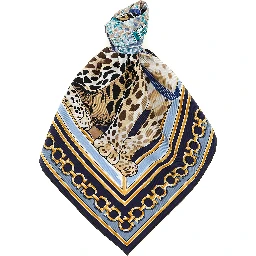Blue Silk Foulard