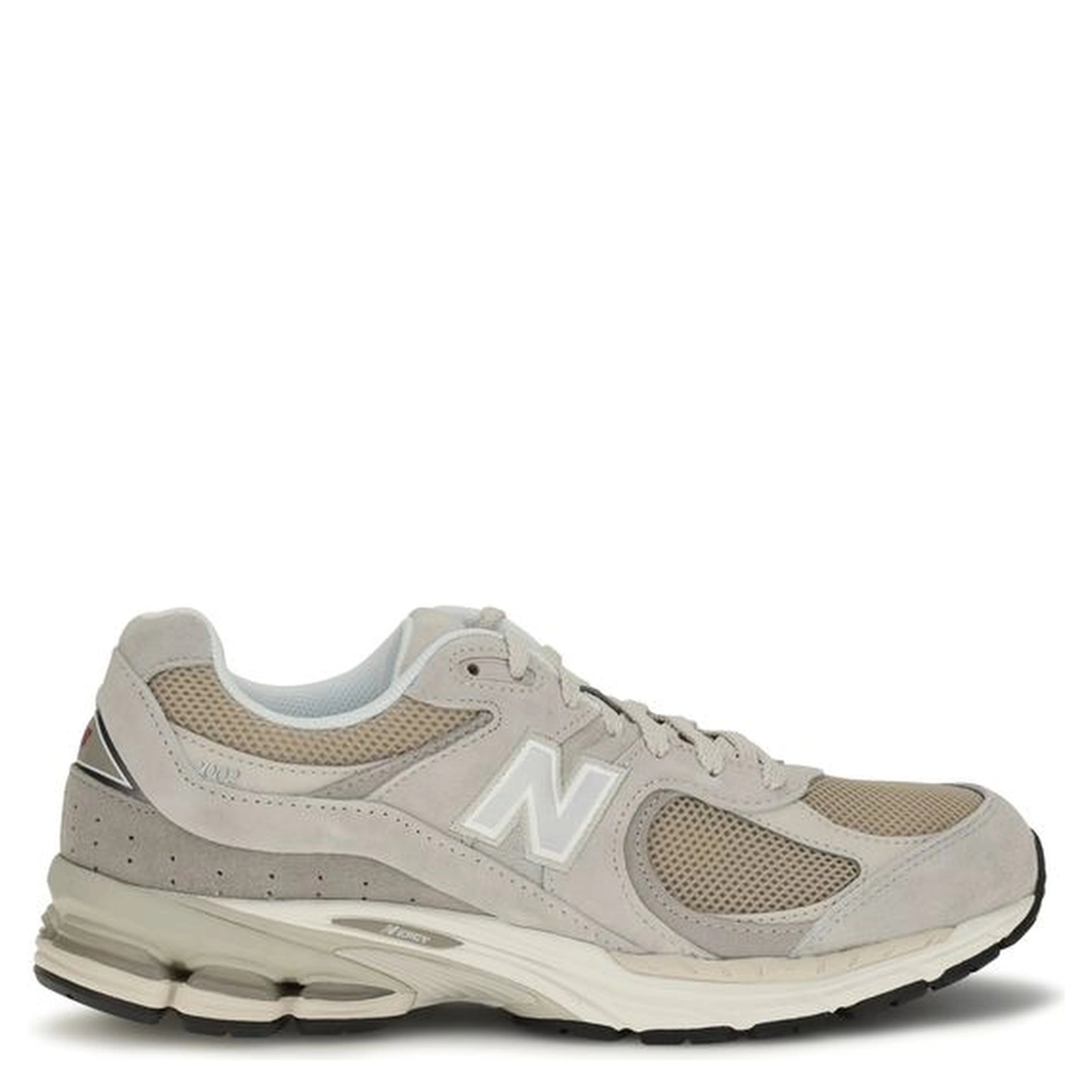 Beige Fabric Athletic Sneakers