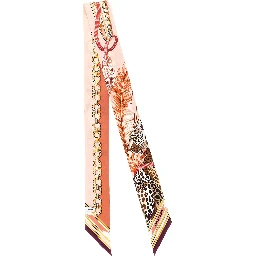 Multicolor Silk Foulard