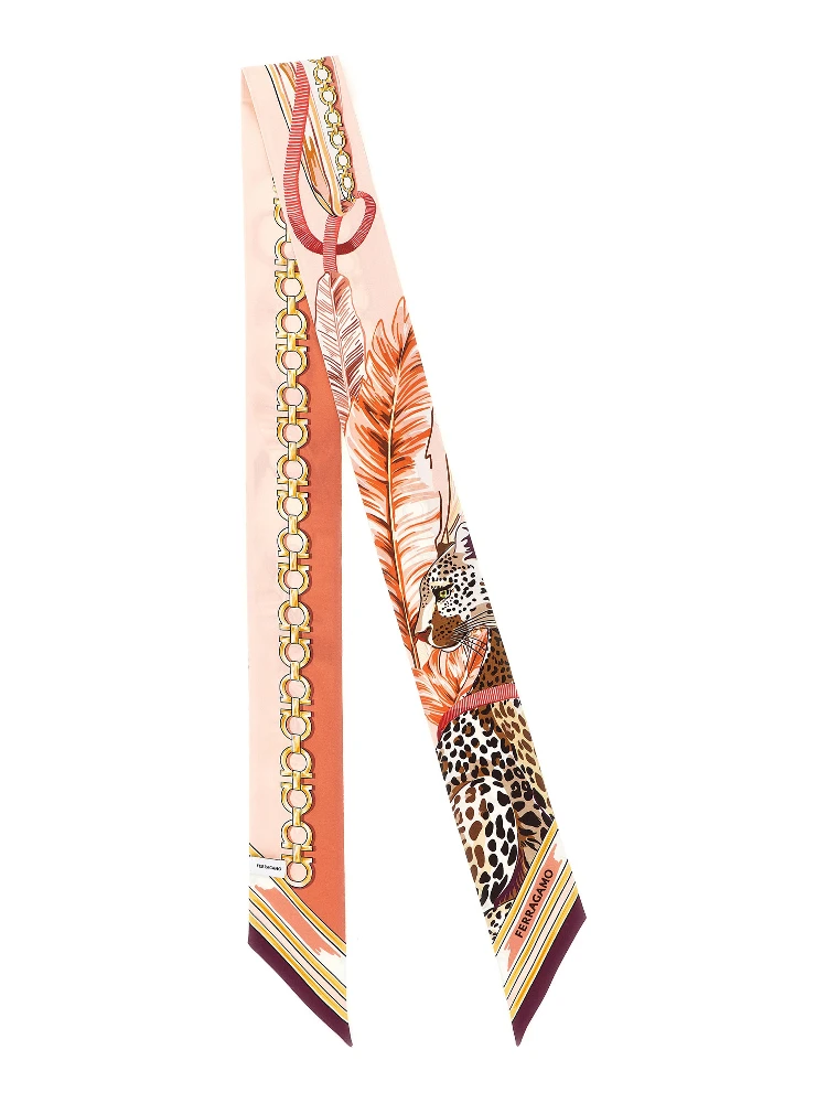 Multicolor Silk Foulard