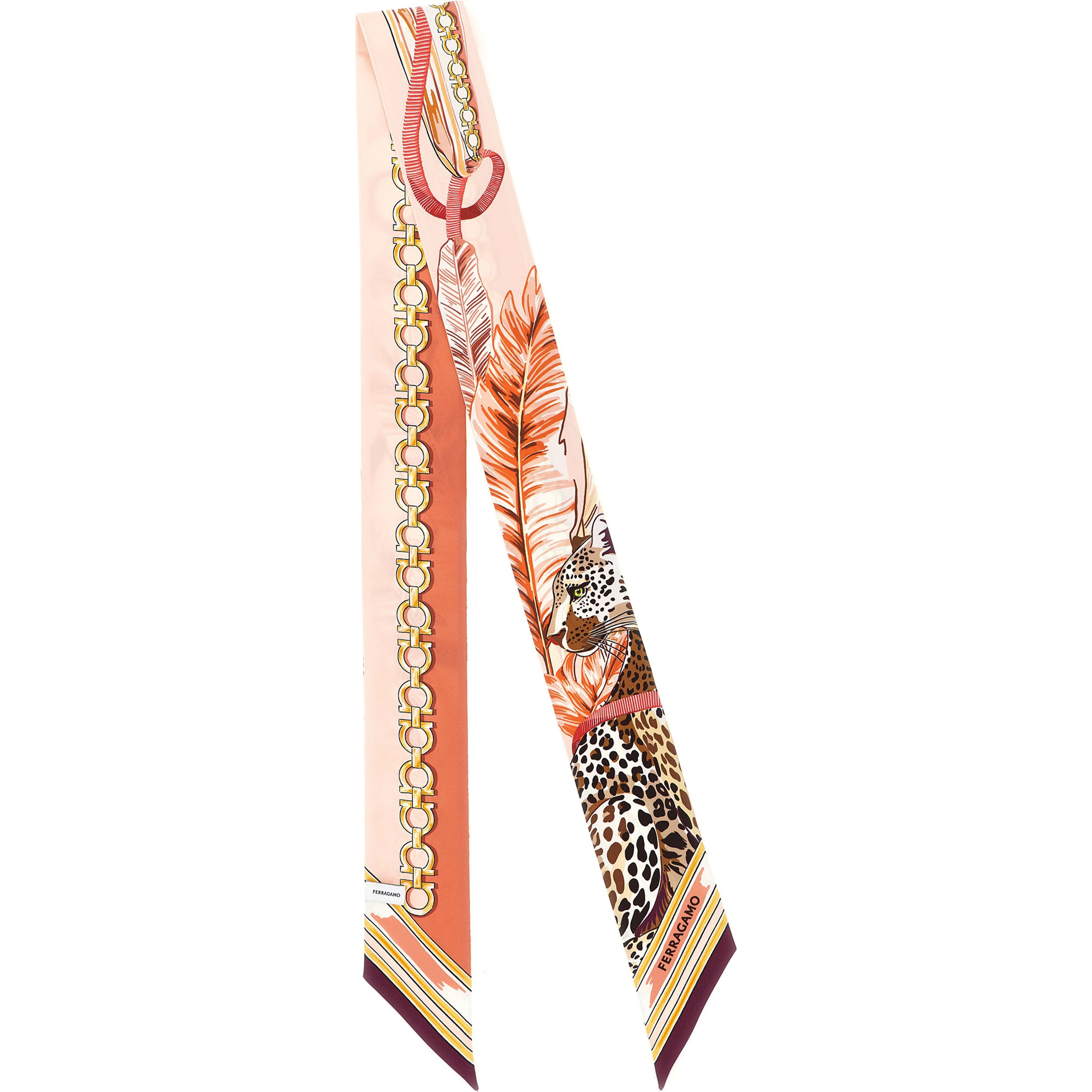 Multicolor Silk Foulard