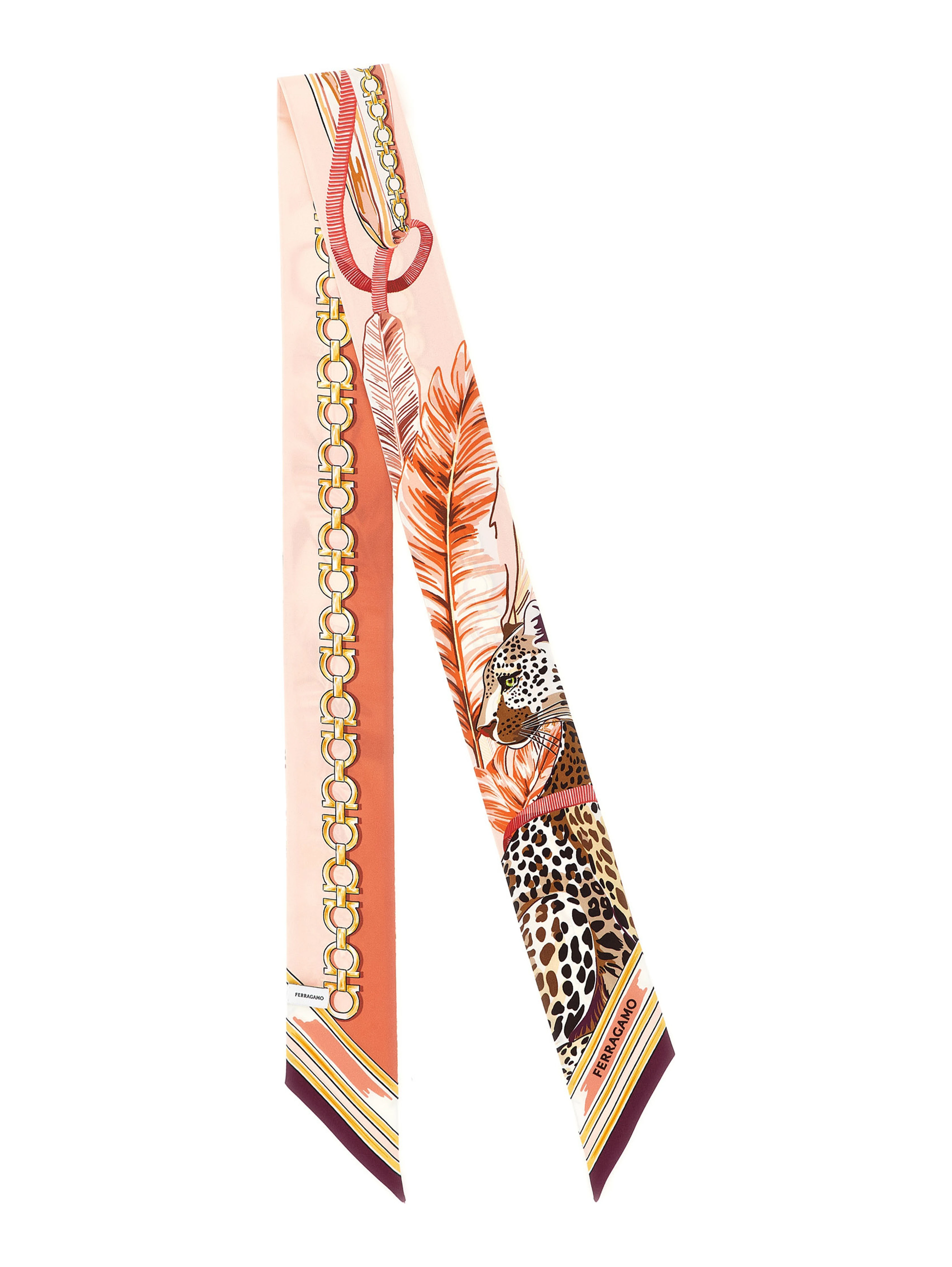 Multicolor Silk Foulard