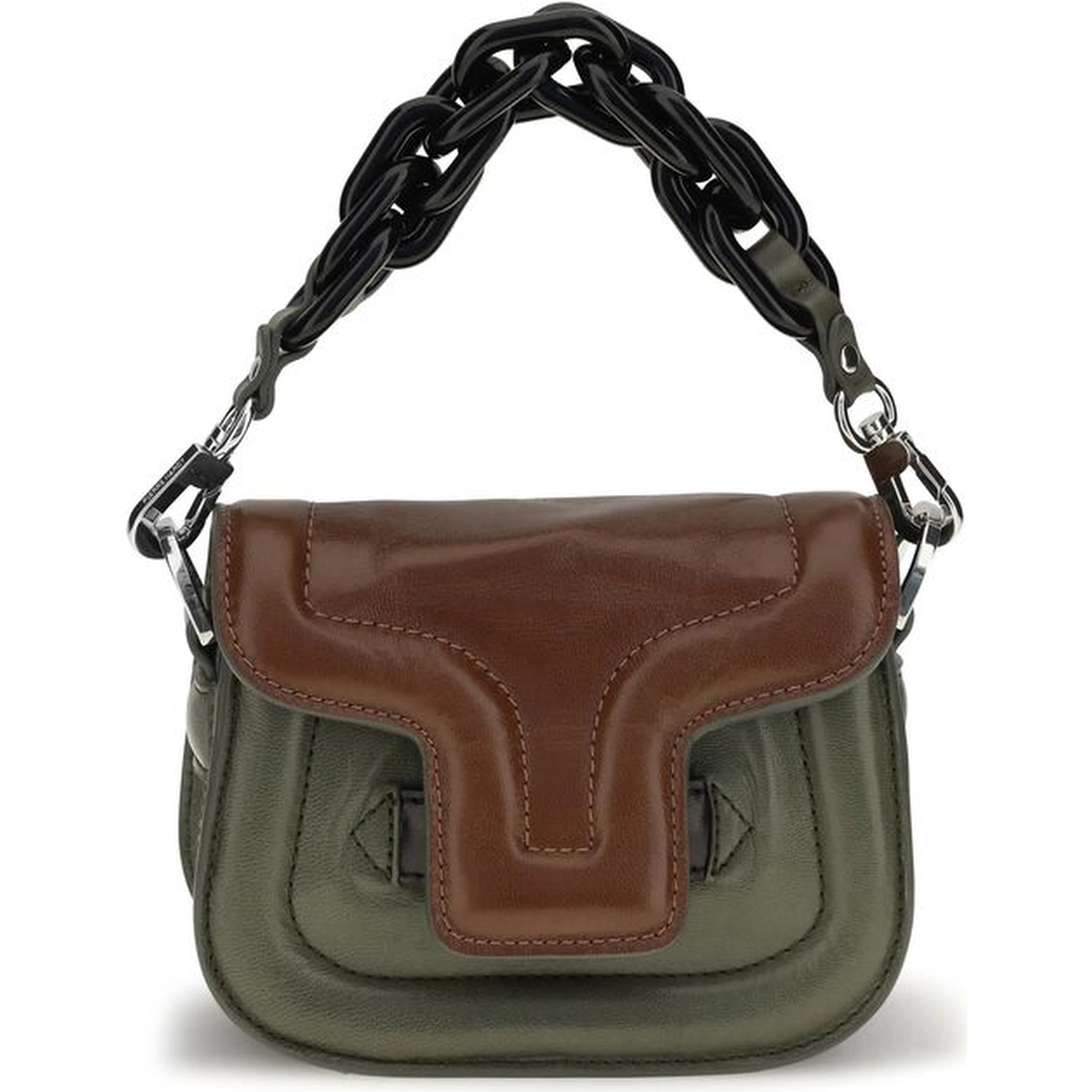 Brown Calf Leather Bos Taurus Handbag