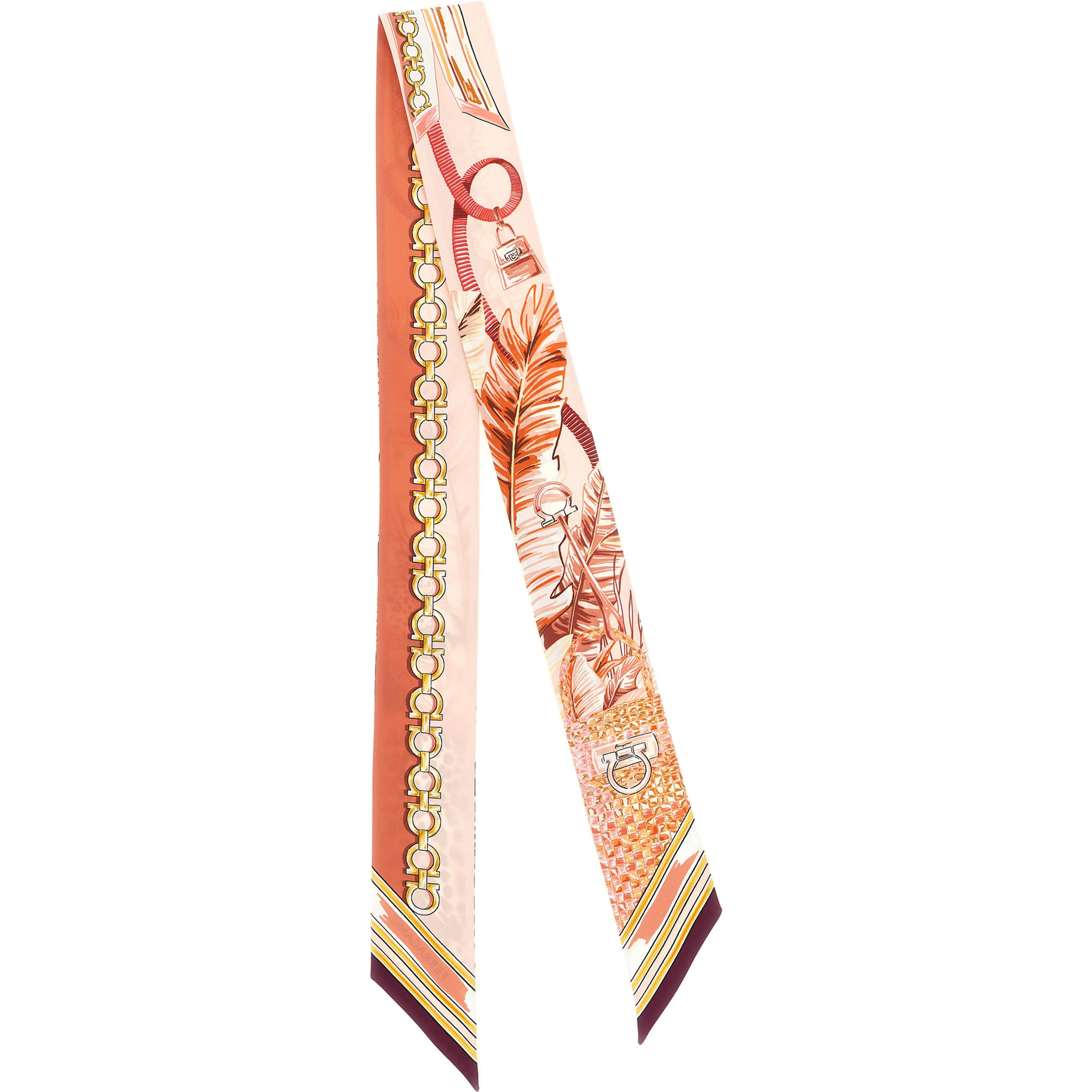 Multicolor Silk Foulard