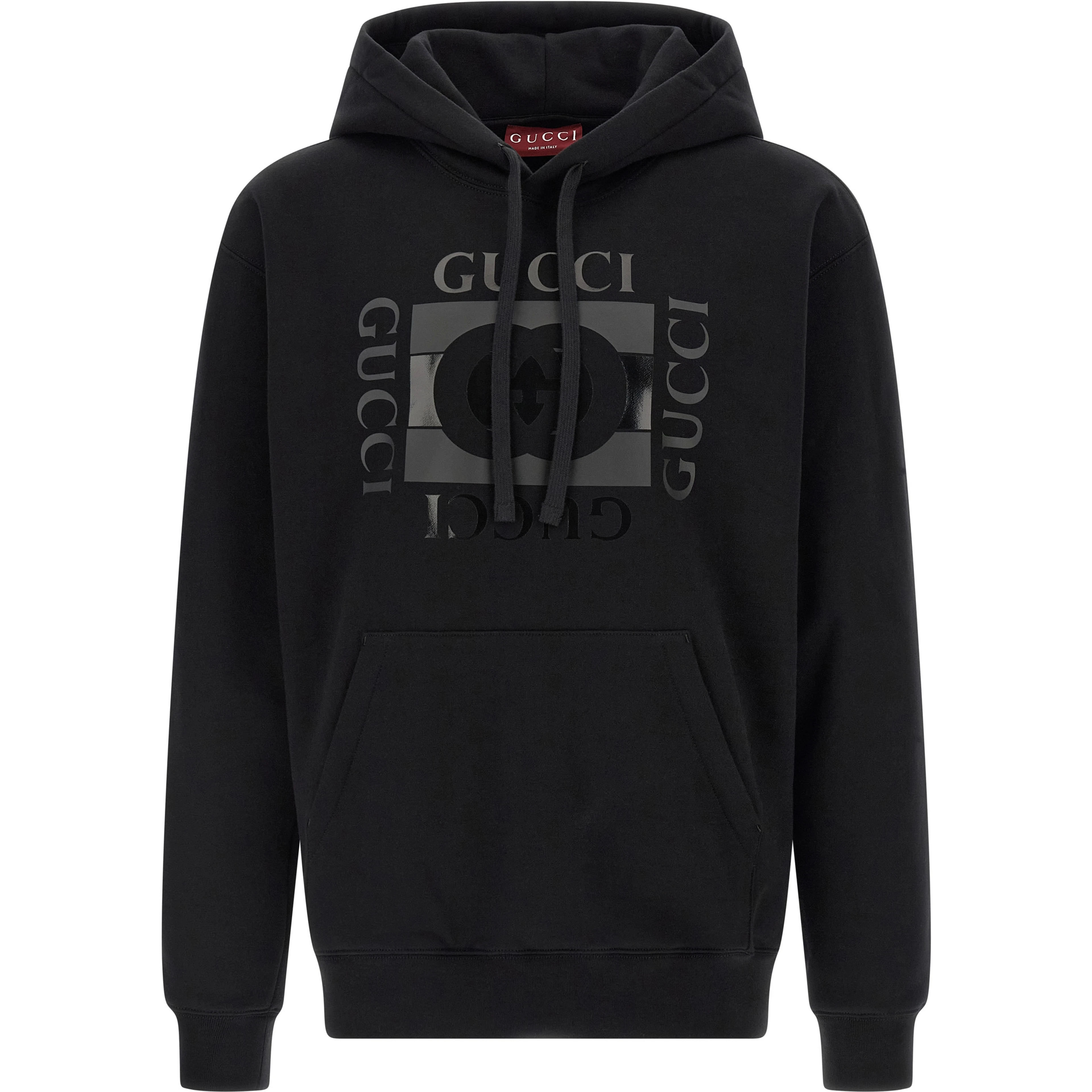 Black Cotton Sweatshirt