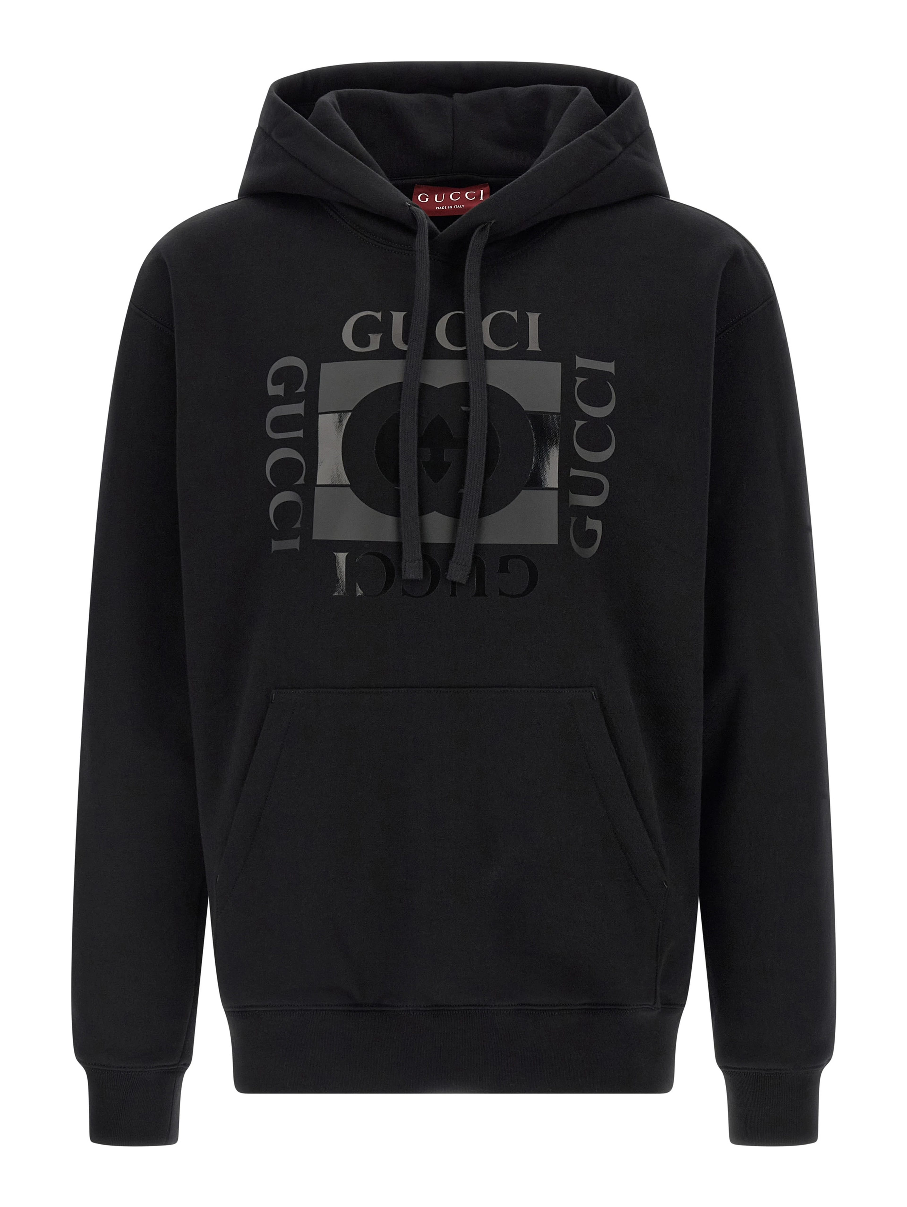 Black Cotton Sweatshirt
